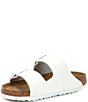 Color:White - Image 4 - Women's Arizona Leather Soft Footbed Sandals