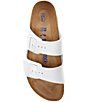 Color:White - Image 5 - Women's Arizona Leather Soft Footbed Sandals