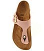 Color:Soft Pink - Image 5 - Women's Gizeh Big Buckle Nubuck Thong Sandals