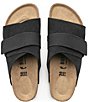 Color:Black - Image 2 - Women's Kyoto Suede Banded Slide Sandals