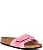 Color:Candy Pink - Image 1 - Women's Oita Suede Slide Sandals