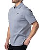Color:Silver/Navy - Image 3 - Short Sleeve Tanner Polo Shirt