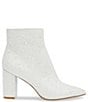 Color:Pearl - Image 2 - Blue by Betsey Johnson Cady Pearl Embellished Block Heel Booties