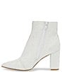 Color:Pearl - Image 4 - Blue by Betsey Johnson Cady Pearl Embellished Block Heel Booties