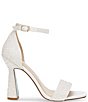 Color:Pearl - Image 2 - Blue by Betsey Johnson Dani Pearl Ankle Strap Dress Sandals