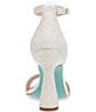 Color:Pearl - Image 3 - Blue by Betsey Johnson Dani Pearl Ankle Strap Dress Sandals