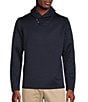Color:Navy Heather - Image 1 - Blue Label Quilted Shawl Pullover