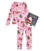 Color:Pink - Image 1 - Girls 2-10 Twas The Night Before Christmas Two-Piece Pajamas & Book Set