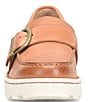 Color:Cognac Brown - Image 5 - Contessa Leather Buckled Strap Lug Sole Loafers