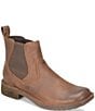 Color:Brown - Image 1 - Men's Hemlock Leather Chelsea Boots