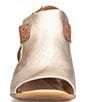 Color:Panna Cotta Light Gold/Brown - Image 5 - Sylvie Leather Block Heel Slingback Sandals