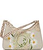 Color:Fairest Grey - Image 1 - Floral Embroidery Esme Shoulder Bag