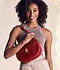 Color:Red - Image 5 - Glissandro Collection Cynthia Red Shoulder Bag