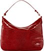 Color:Red - Image 2 - Glissandro Collection Heather Red Leather Shoulder Bag