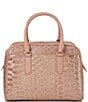 Color:Cashmere Pink - Image 2 - Tenor Collection Marissa Cashmere Pink Leather Satchel Bag