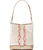 Color:Apricot Rose - Image 1 - Valentia Collection Apricot Rose Celina Bucket Bag