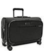 Color:Black - Image 4 - Baseline Wide Carry-On Wheeled Spinner Garment Bag