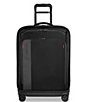 Color:Black - Image 1 - ZDX 26#double; Medium Expandable Spinner Suitcase