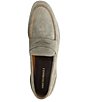 Color:Taupe - Image 4 - Men's Silas Suede Penny Loafers