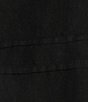 Color:Black - Image 4 - Light Linen Crew Neck 3/4 Sleeve Pintuck Shirt