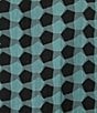 Color:Garda - Image 4 - Wilder Cotton Gauze Grafca Print Crew Neck 3/4 Dolman Banded Sleeve Tunic