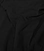 Color:Black - Image 4 - Wylie Microfiber Knit Jersey Wide-Leg Patch Pocket Oversized Fit Pull-On Capri Pants