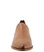 Color:Walnut - Image 5 - Beau Leather and Suede Back Zip Loafers