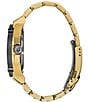 Color:Gold - Image 2 - Men's Precisionist Quartz Analog Gold Stainless Steel Bracelet Watch