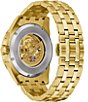 Color:Gold - Image 3 - Men's Sutton Automatic Gold Tone Stainless Steel Bracelet Watch