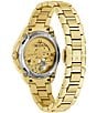 Color:Gold - Image 3 - Sutton Collection Women's Automatic Gold Tone Stainless Steel Bracelet Watch