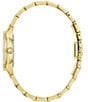 Color:Gold - Image 2 - Sutton Collection Women's Crystal Mother Of Pearl Bracelet Watch