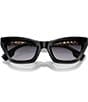 Color:Black - Image 5 - Women's 51mm Cat Eye Sunglasses