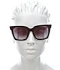 Color:Black - Image 2 - Women's Be4335 53mm Sunglasses