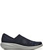 Color:Navy Open Knit - Image 2 - Charlie Open Knit Washable Slip-On Shoes