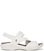 Color:White - Image 2 - Cleo Slingback Washable Strappy Sandals
