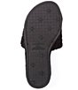 Color:Black - Image 6 - Quilted Microfiber Terry Slippers