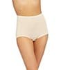 Color:Nude - Image 1 - Cotillion by Cabernet Seamed To Fit Stretch Full Brief Panty