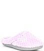 Color:Dusty Lilac - Image 1 - Terry Fold Over Slippers