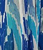 Color:Blue Multi - Image 4 - Abstract Print Shawl Neckline Wrist Length Sleeve Cardigan