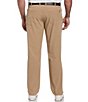 Color:Khaki Heather - Image 2 - Big & Tall Flat Front Stretch Pants