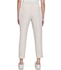 Color:Stony Beige - Image 2 - Pleated Front Straight Leg Pocketed Pull-On Pant