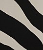 Color:Zebra - Image 4 - Plus Size Zebra Print Mesh Round Neck Short Flutter Sleeve Top