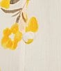 Color:Golden Multi - Image 3 - Short Flutter Sleeve V-Neck Tie Waist Floral Dress