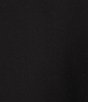 Color:Black - Image 4 - Short Sleeve Open Front Scuba Crepe Cardigan