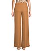 Color:Luggage - Image 2 - Stretch High Waisted Wide Leg Pant