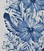 Color:Blue - Image 4 - Floral Panel Long Sleeve Woven Shirt