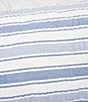 Color:Blue/Multi - Image 4 - Garrett Stripe Yarn-Dyed Cotton Quilt