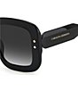 Color:Black - Image 2 - Women's 52mm Square Sunglasses