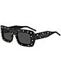 Color:Black - Image 1 - Women's Her0131S Square Sunglasses