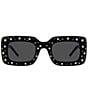 Color:Black - Image 2 - Women's Her0131S Square Sunglasses